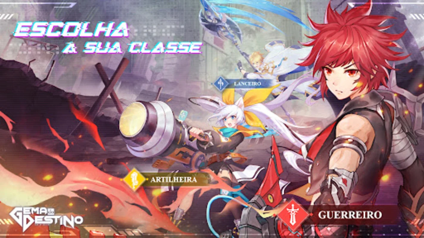 Gema do Destino for Android - Immersive Anime MMORPG