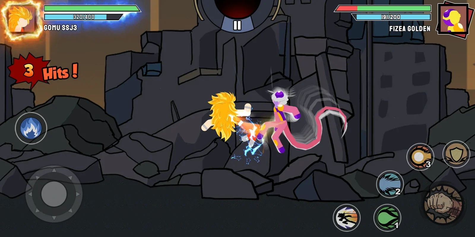 Stickman Warriors - Super Dragon Shadow Fight for Android: Relive Anime Battles