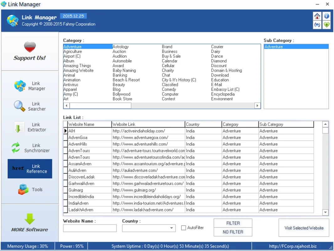 FCorp - Link Manager for Windows - Manage Links Easily