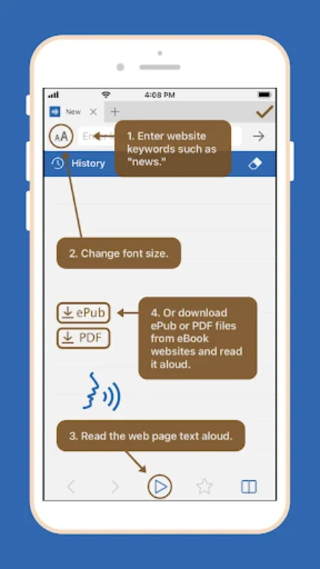 Audify for Android - A Productivity and Eye Health Enhancer