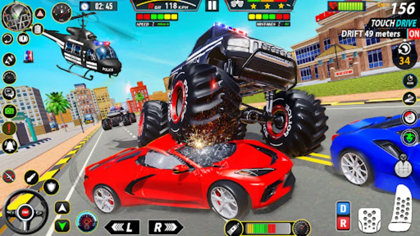 Police Monster Truck Car Games for Android: Thrilling Police Chases