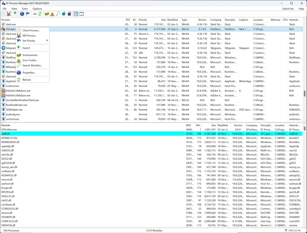 EF Process Manager for Windows - Simplify Process Management