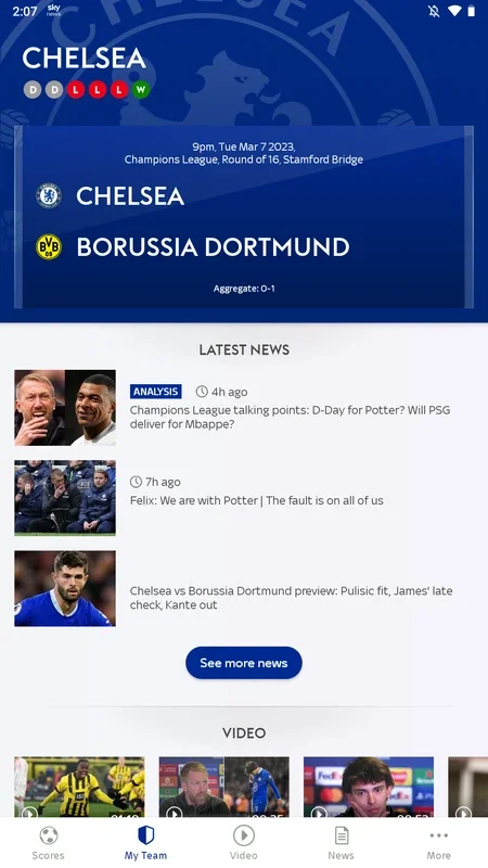 Sky Sports Scores for Android - Get Real-time Soccer Updates