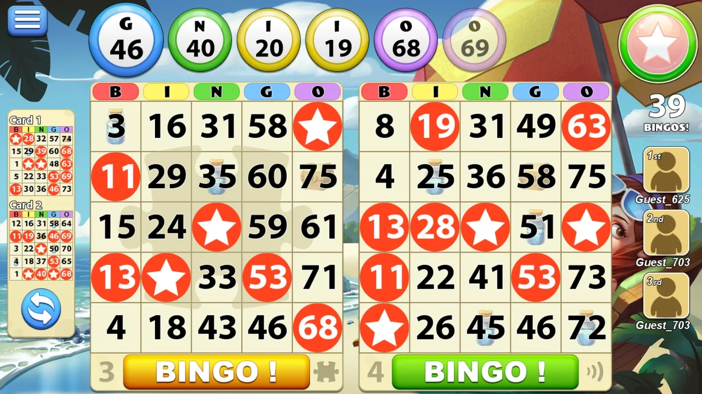 Bingo Scapes - Bingo Christmas for Android: Online Bingo with Many Players