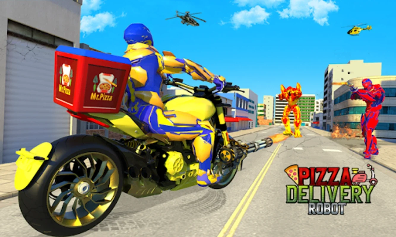 Superhero Bike Delivery Taxi for Android - No Downloading Needed