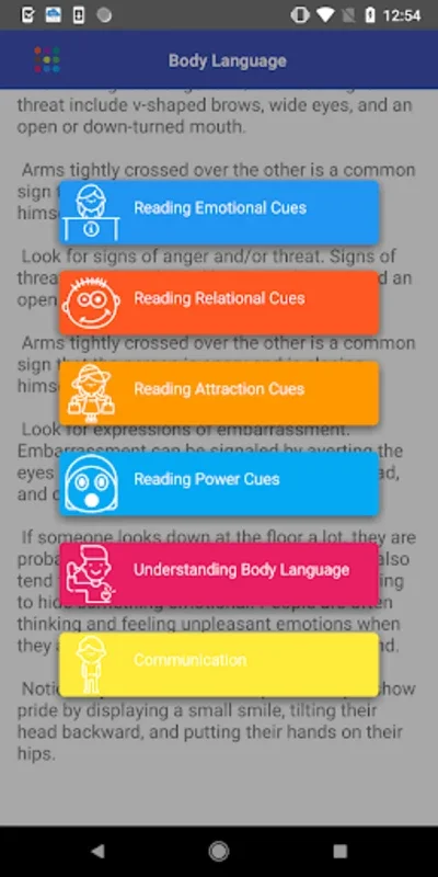 Body Language for Android - Master Nonverbal Cues