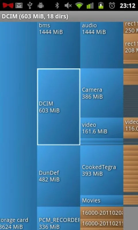 DiskUsage for Android - Manage Memory Easily