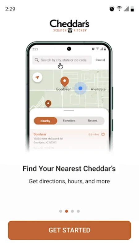 Cheddars for Android - Order Scratch-Made Meals Easily