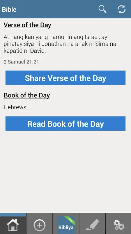 Bibliya for Android - Comprehensive Tagalog Bible App