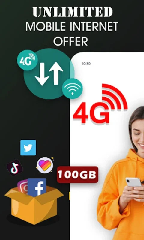 Internet Data app : 100 GB for Android - Unlock Unlimited Connectivity