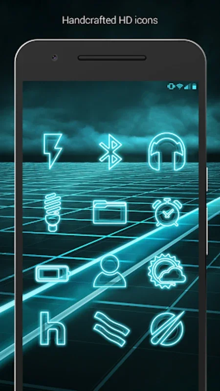 The Grid - Icon Pack for Android: Futuristic Interface