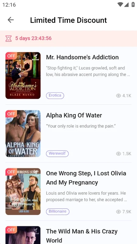 Joyread for Android: A World of Romance Novels