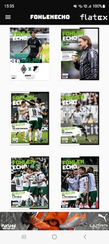 FohlenApp for Android: Stay Connected with Borussia Mönchengladbach