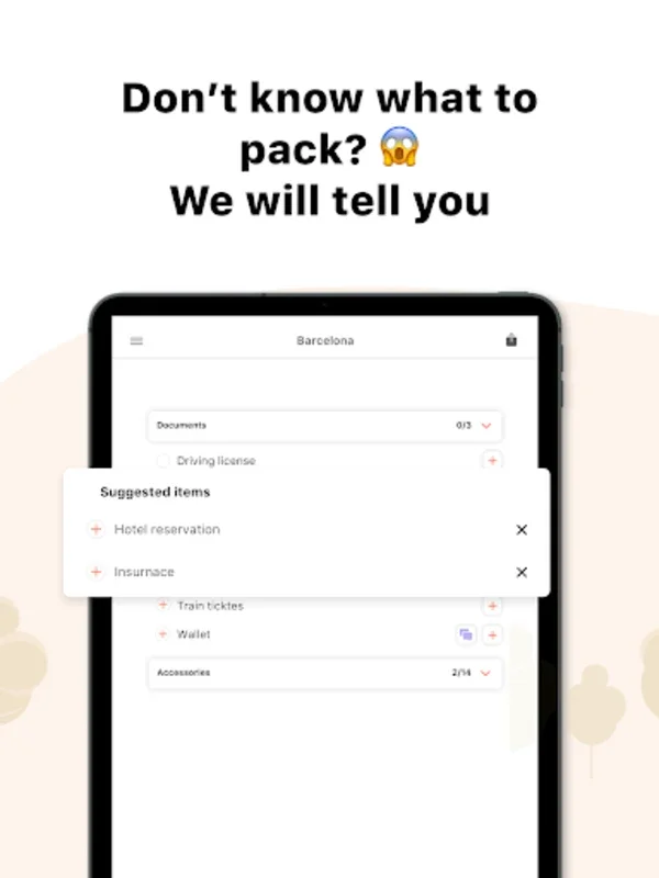 MyLuggage | Packing list for e for Android: Simplify Your Travel