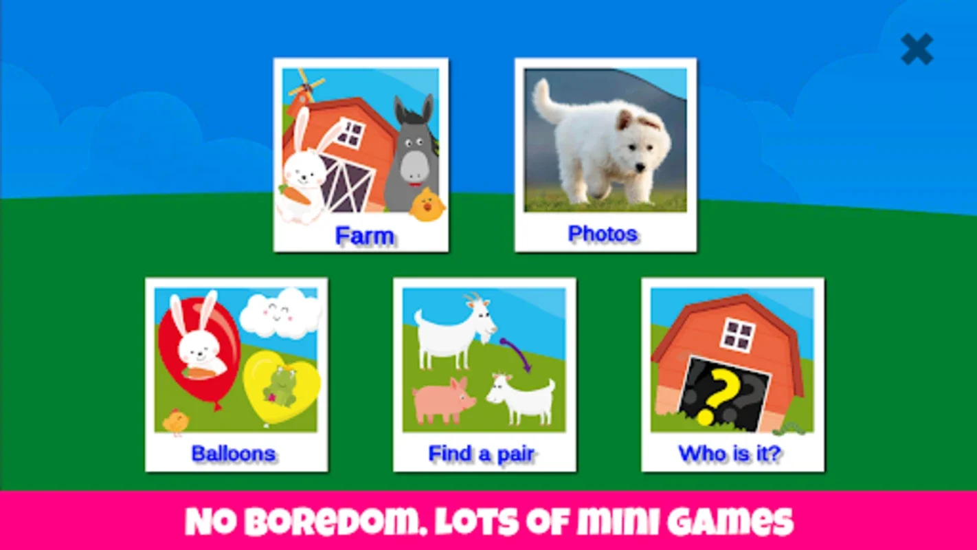 Farm animals game for babies for Android - Educational and Fun