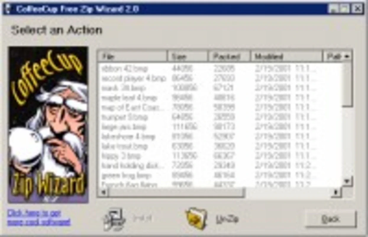 CoffeeCup Free Zip Wizard for Windows - Compress and Manage ZIP Files Easily