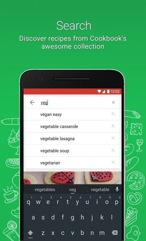 Vegetarian Recipes for Android - Explore Healthy Dishes