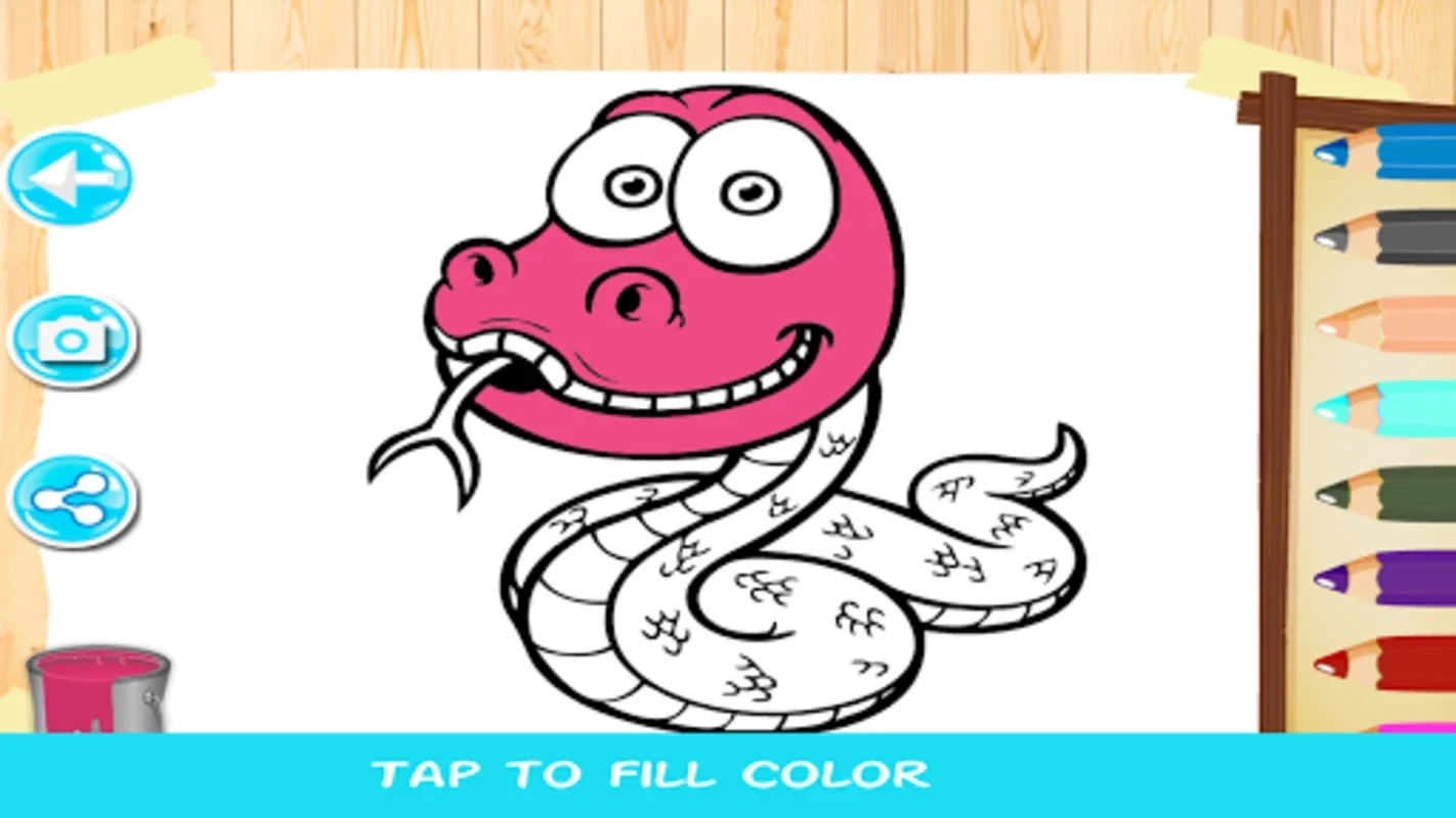 Snake Drawing Coloring pages for Android - Unleash Creativity