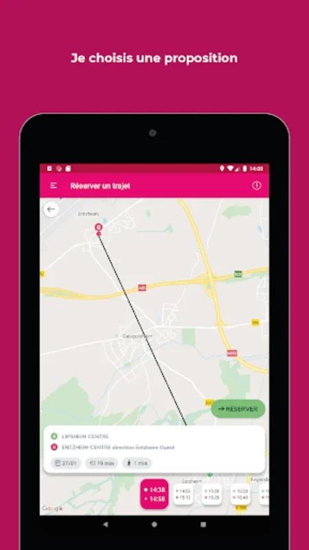 Flex for Android - Manage On-Demand Transport in Strasbourg