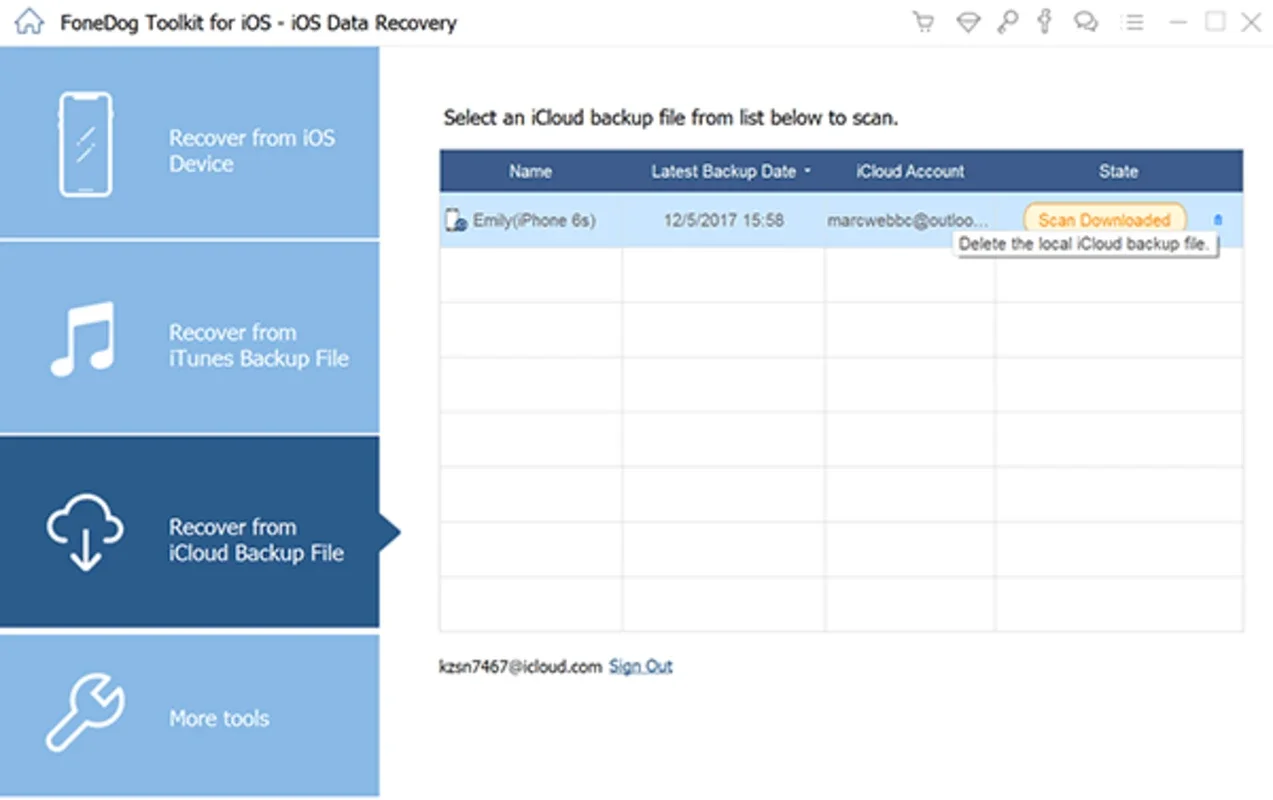 FoneDog iOS Data Recovery for Mac - Recover Lost Data