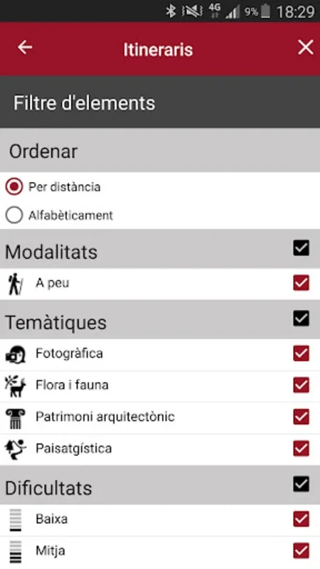 Itineraris Parcs for Android - Explore Barcelona's Parks