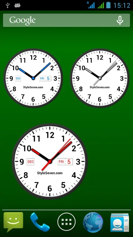 Analog Clock Widget Plus-7 for Android: Customizable Timepiece