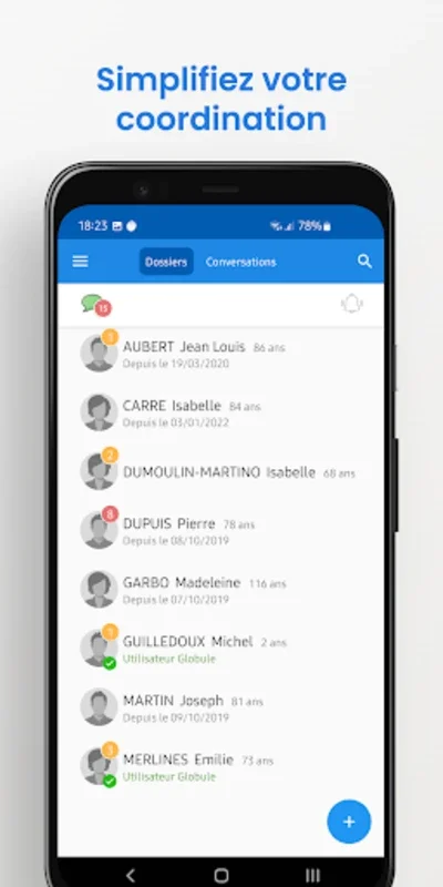 Globule for Android: Streamlining E-Health Management