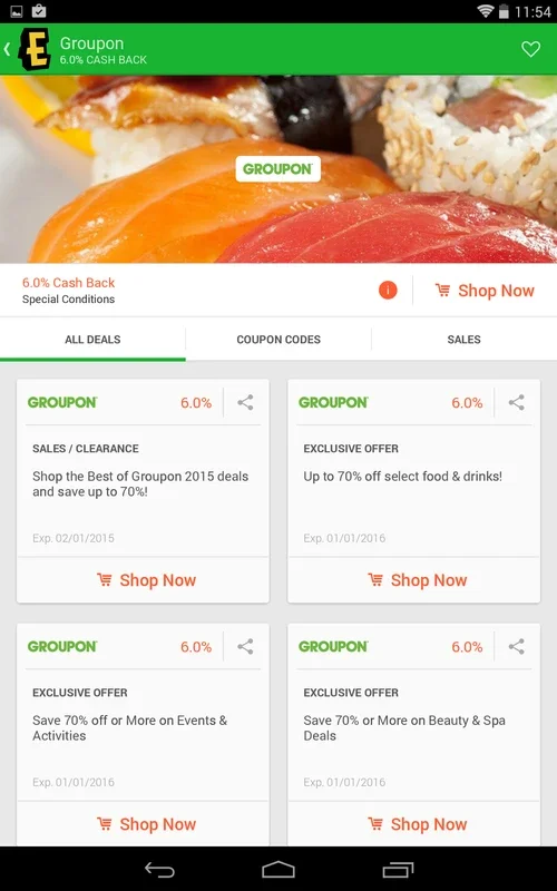 Rakuten Ebates for Android - Earn Money with Every Purchase