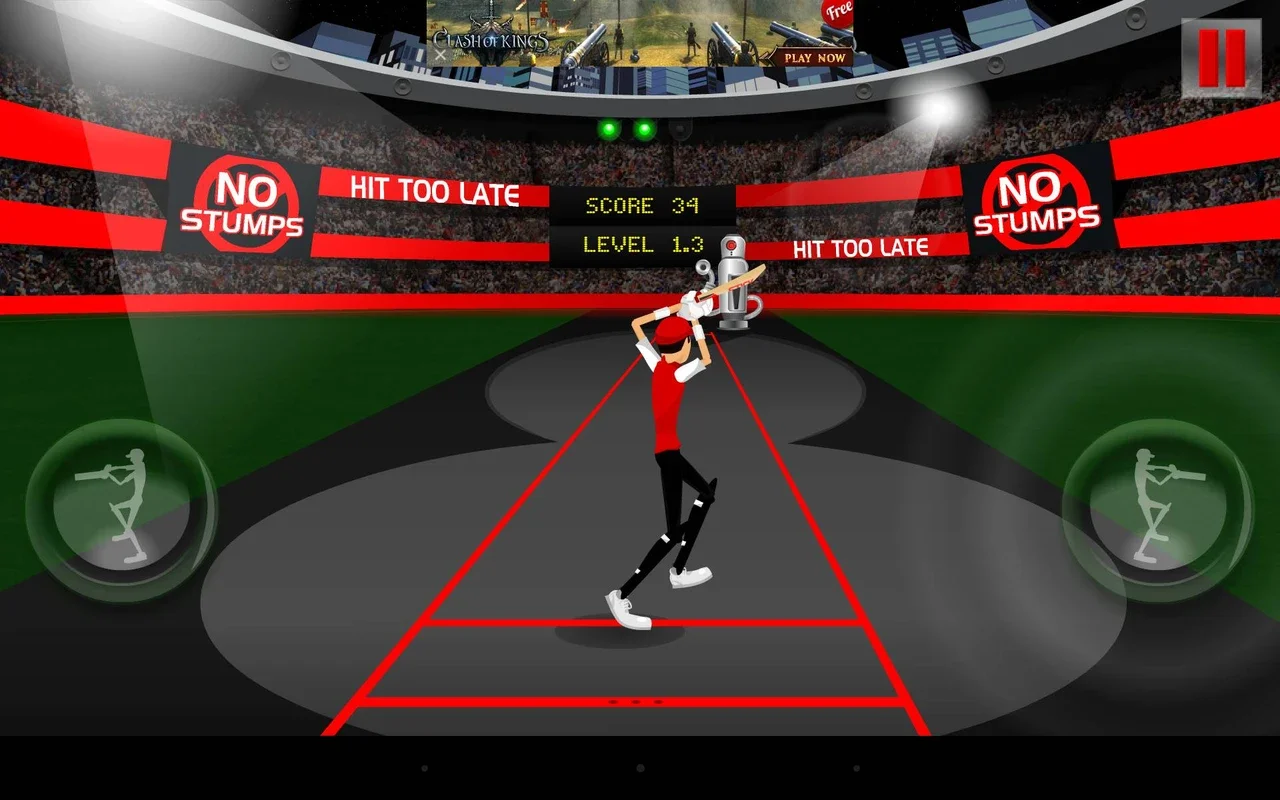 Stick Cricket: Super Sixes on Android - Fun Cricket Against a Robotic Opponent