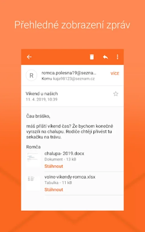 Email.cz for Android - Streamlined Email Management