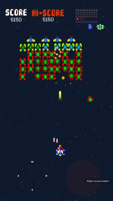 Galaxiga Retro for Android - A Cosmic Shoot 'Em Up