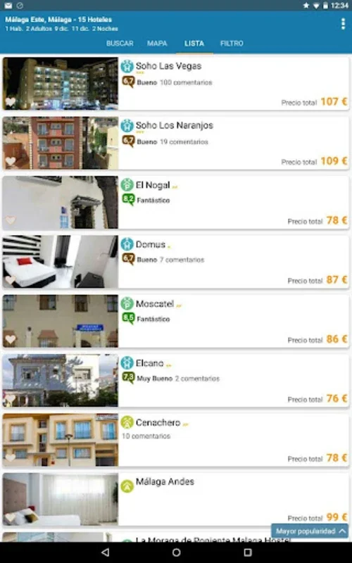 QueHoteles.com for Android - Book Hotels Easily