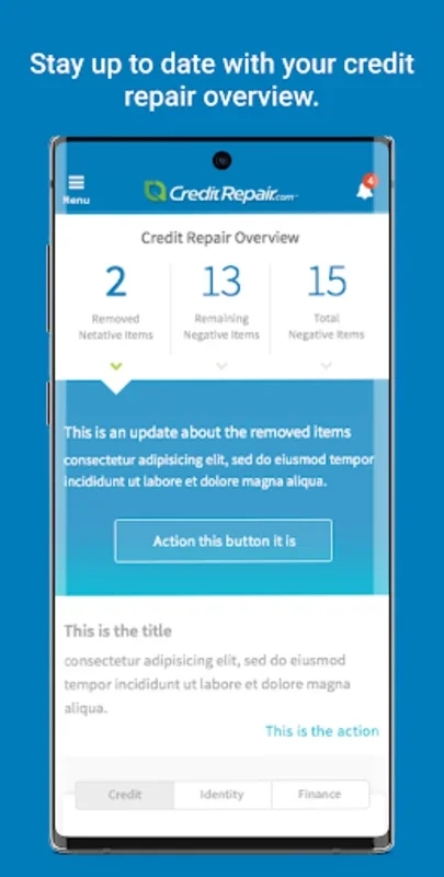 Credit Repair for Android - Manage and Monitor Your Credit