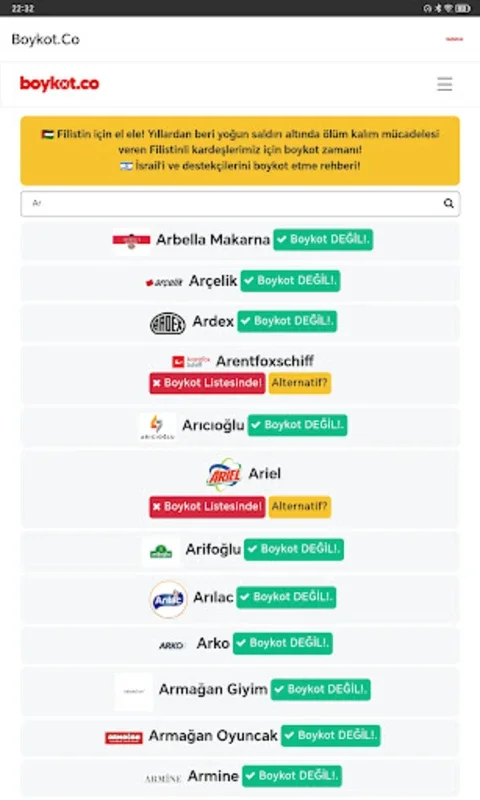 Boykot.Co for Android - Empowering Informed Consumer Choices