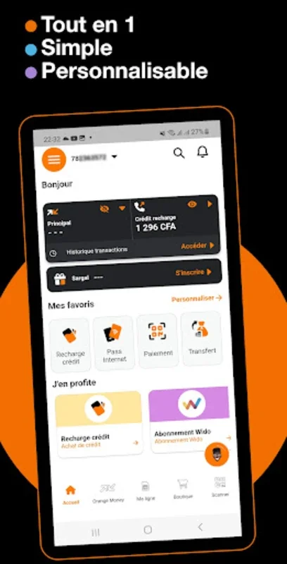 Orange et moi Sénégal for Android - Max it! Manage Telecom & Finances Offline