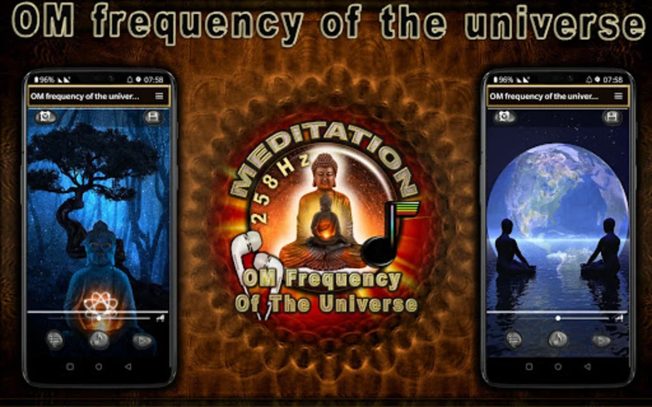 OM frequency of the universe 2 for Android - Transformative Meditation App