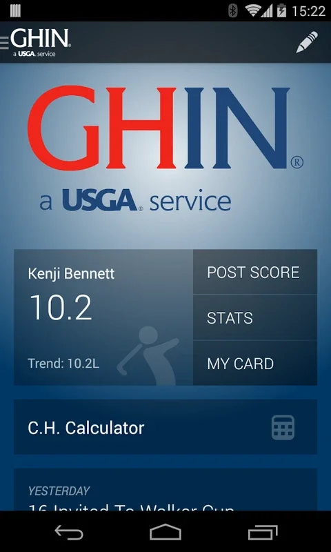 GHIN for Android - Track Your Golf Games with Ease