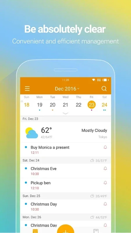 WeCal for Android - Manage Your Schedule Seamlessly