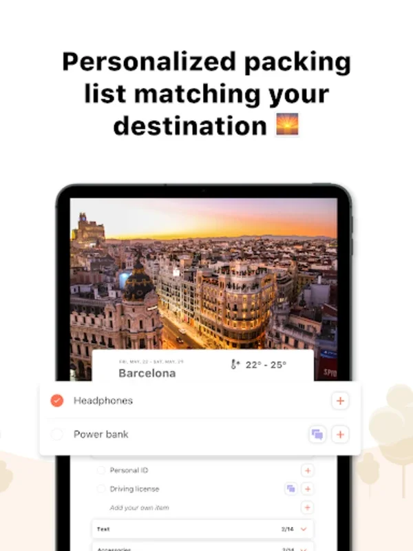 MyLuggage | Packing list for e for Android: Simplify Your Travel