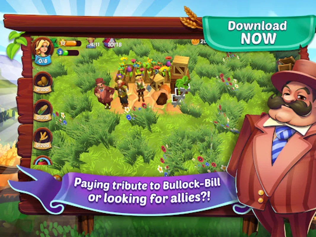 Farmers Conquest Village Tales for Android - Engaging Rural Sim