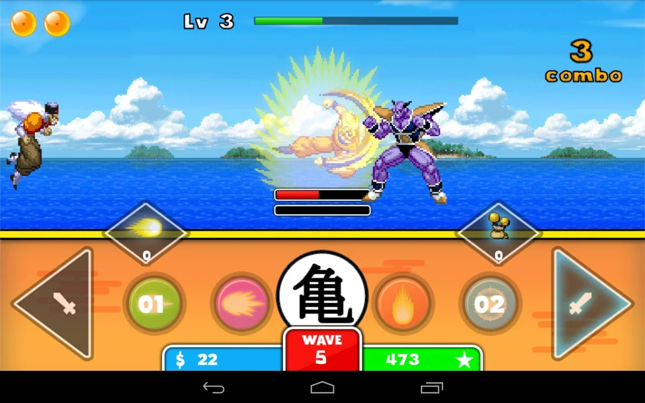 Goku Saiyan Warrior for Android - Engaging 2D Action