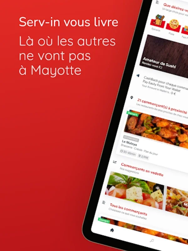 Serv - in for Android: Enjoy Mahoraise Meals at Home