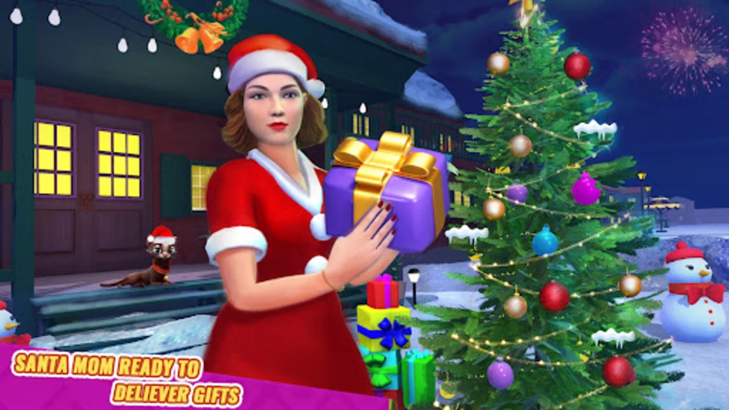 Santa Mom Happy Christmas Game for Android - Spread Joy This Holiday