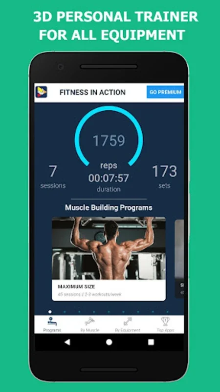 Fitness in Action for Android: Customizable Workouts & Offline Access