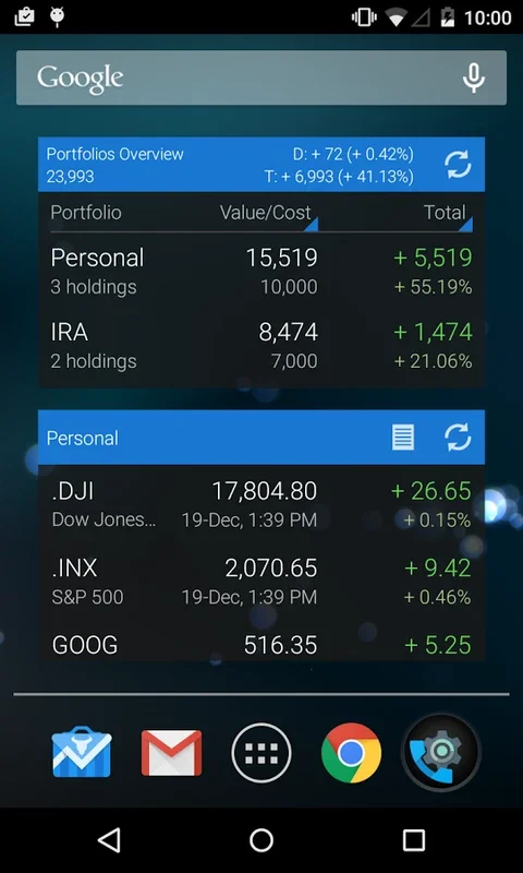 My Stocks Portfolio for Android - Track Stocks and Crypto