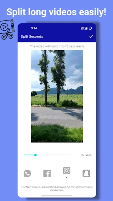 Long Video Status 30 Sec Split for Android - Download the APK from AppHuts