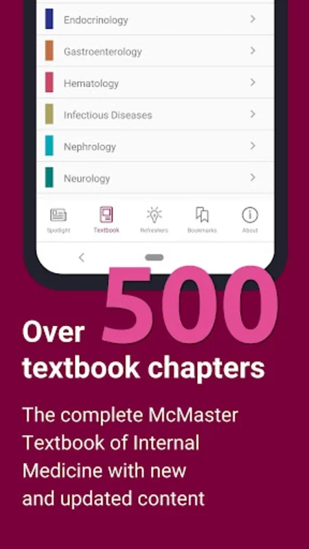 McMaster Textbook for Android: Comprehensive Internal Med Resource