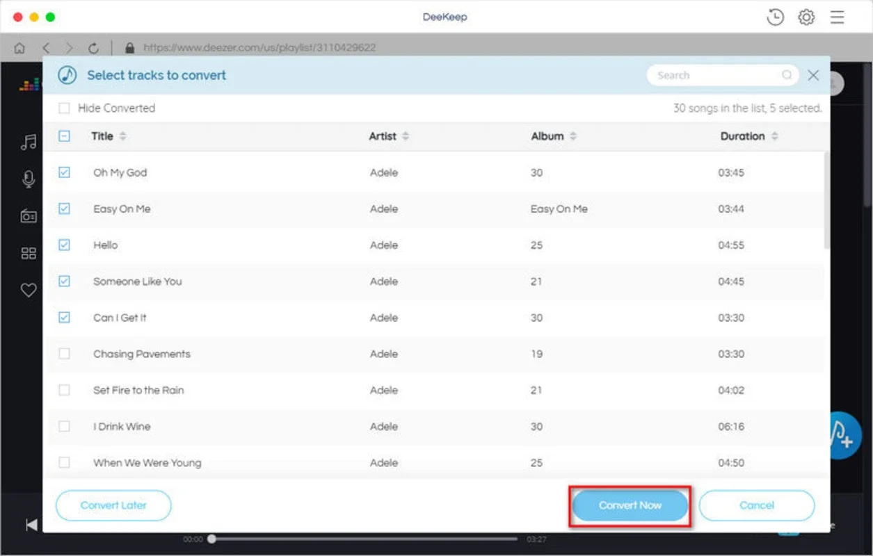 DeeKeep Deezer Music Converter Mac for Mac - Convert Deezer Music Easily