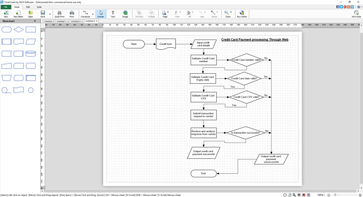 ClickCharts Free Diagram and Flowchart Maker for Windows - No Download Required