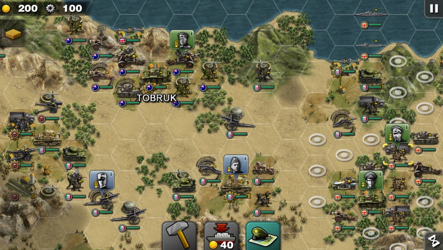 Glory of Generals HD for Android: Command WWII Battles